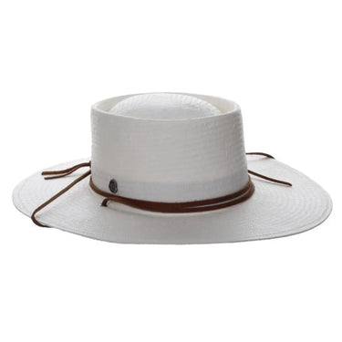 Biltmore Bella Wide Brim Handwoven Straw Gaucho in #color_