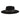 Biltmore Bohemian Wool Felt Wide Brim Fedora in Black #color_ Black