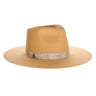 Biltmore Celebration Wool Felt Wide Brim Fedora in Honey OSFM #color_ Honey OSFM