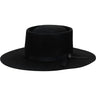 Biltmore Ciao Bella Wide Brim Wool Felt Gaucho in Black OSFM #color_ Black OSFM