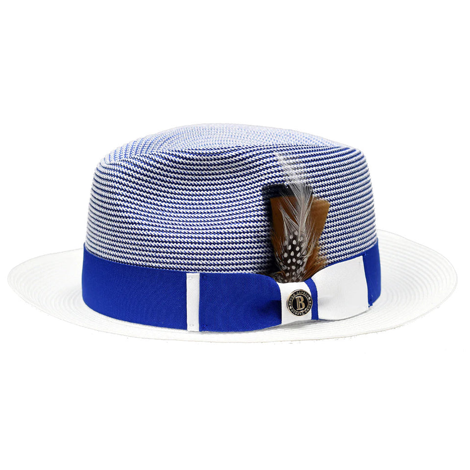 Bailey Two-tone Straw Fedora by Bruno Capelo – DAPPERFAM