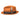 Bruno Capelo Blues Brothers Wool Pinch Front Fedora in Burnt Orange / Black #color_ Burnt Orange / Black