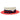 Bruno Capelo Boater Two-Tone Straw Flat Brim Skimmer in White / Red / Blue #color_ White / Red / Blue