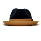 Bruno Capelo Caesar Pinch Front Wool Fedora in #color_