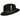 Bruno Capelo Chicago Center Dent Wool Fedora in Black #color_ Black