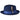 Bruno Capelo Chicago Center Dent Wool Fedora in Navy #color_ Navy