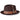 Bruno Capelo Chicago Center Dent Wool Fedora in Dark Brown #color_ Dark Brown