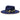 Bruno Capelo Cleveland Wide Brim Wool Fedora in Navy / Cognac #color_ Navy / Cognac