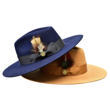 Bruno Capelo Duke Wide Brim Wool Fedora in #color_