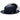 Bruno Capelo Empire White Bottom Straw Fedora in Navy / White #color_ Navy / White