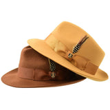 Bruno Capelo Fabio Wool Felt Teardrop Fedora in #color_