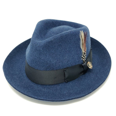 Bruno Capelo Fabio Wool Felt Teardrop Fedora in #color_