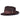 Bruno Capelo Fabio Wool Felt Teardrop Fedora in Dark Brown #color_ Dark Brown