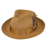 Bruno Capelo Fabio Wool Felt Teardrop Fedora in #color_