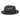 Bruno Capelo Francesco Timeless Straw Fedora in Black #color_ Black