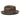 Bruno Capelo Francesco Timeless Straw Fedora in Dark Brown #color_ Dark Brown