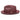 Bruno Capelo Francesco Timeless Straw Fedora in Burgundy #color_ Burgundy