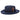 Bruno Capelo Gambler Wide Brim Straw Gambler in Navy #color_ Navy