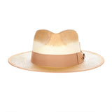 Bruno Capelo Gian Pinch Front Wide Brim Straw Fedora in #color_