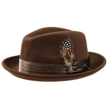 Bruno Capelo Giovani Crushable Wool Fedora in #color_