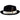 Bruno Capelo Giovani Crushable Wool Fedora in Black / White #color_ Black / White