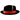 Bruno Capelo Giovani Crushable Wool Fedora in Black / Red #color_ Black / Red