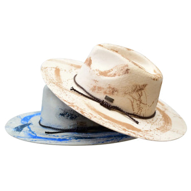 Bruno Capelo Influencer Wide Brim Wool Fedora in #color_