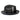 Bruno Capelo Julian Pinch Front Straw Fedora in Black #color_ Black