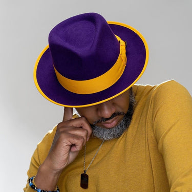 Bruno Capelo Lorenzo Pinch Front Wool Fedora in #color_