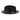 Bruno Capelo Madison Two-Tone Straw Fedora in Natural / Black #color_ Natural / Black