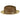 Bruno Capelo Madison Two-Tone Straw Fedora in Ivory / Brown #color_ Ivory / Brown