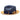 Bruno Capelo Malibu Two-Tone Milan Straw Fedora in Denim Blue / Camel #color_ Denim Blue / Camel