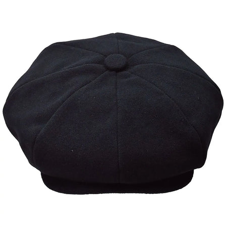 Bruno Capelo Melton Wool 8-Panel Newsboy Cap | Hat – DAPPERFAM