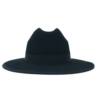 Bruno Capelo Monarch White Bottom Wide Brim Wool Fedora in #color_