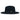 Bruno Capelo Monarch White Bottom Wide Brim Wool Fedora in #color_