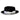 Bruno Capelo Night Hawk Wool Teardrop Crown Fedora in Black / White #color_ Black / White