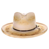 Bruno Capelo Orleans Distressed Wide Brim Wool Fedora in #color_