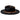 Bruno Capelo Orleans Distressed Wide Brim Wool Fedora in Black / Brown #color_ Black / Brown