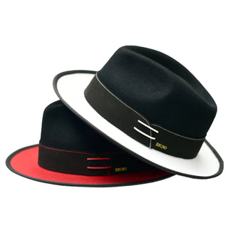 Bruno Capelo Outcast 2-Tone Wool Fedora in #color_