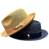 Bruno Capelo Piedmont Natural Milan Straw Fedora in #color_