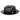 Bruno Capelo Piedmont Natural Milan Straw Fedora in Black / White #color_ Black / White