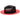 Bruno Capelo Rafi Hand-Dyed Straw Fedora in Black / Red #color_ Black / Red