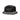 Bruno Capelo Retro 2-Tone Straw Fedora Hat Snap Brim in Black White #color_ Black White