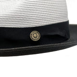 Bruno Capelo Salvatore Pinch Front Straw Fedora in #color_