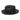 Bruno Capelo Salvatore Pinch Front Straw Fedora in Black / Black #color_ Black / Black