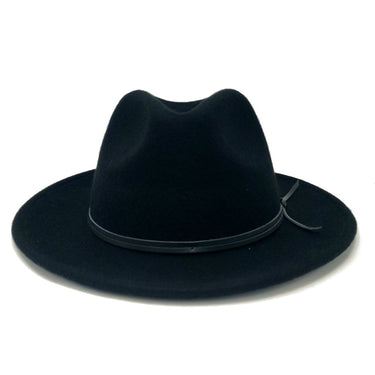 Bruno Capelo Tarik Flat Brim Wool Fedora in #color_