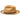 Bruno Capelo Toledo C-shaped Wool Fedora in Camel / Brown #color_ Camel / Brown