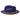 Bruno Capelo Toledo C-shaped Wool Fedora in Navy / Camel #color_ Navy / Camel