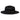 Bruno Capelo Urban Wide Brim Wool Fedora in Black #color_ Black