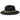 Bruno Capelo Wesley Wide Brim Pinch Front Wool Fedora in Black / Matte Gold #color_ Black / Matte Gold